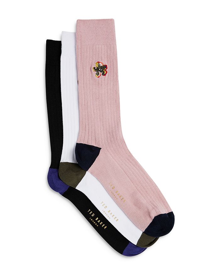 Ted Baker Embroidered Socks In Gift Box 3 Pk Bloomingdale S