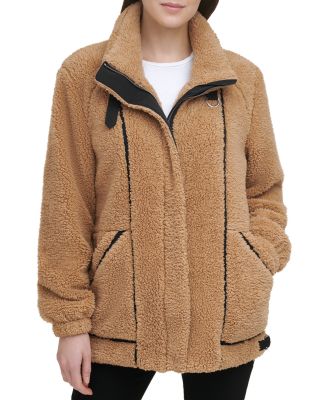 DKNY Faux Fur Teddy Coat | Bloomingdale's