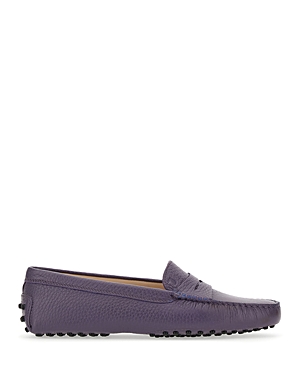 Tod's Women's City Gommino Driving Shoes In Violet