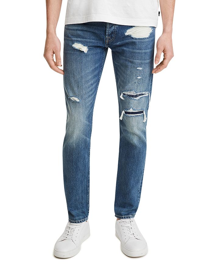 7 For All Mankind Paxtyn Clean Pocket Skinny Fit Jeans in Temescal