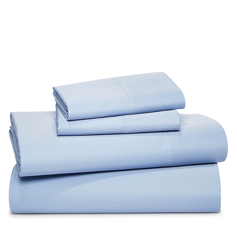 Sky 500tc Sateen Wrinkle-resistant Sheet Set, Queen - Exclusive In Coast Blue