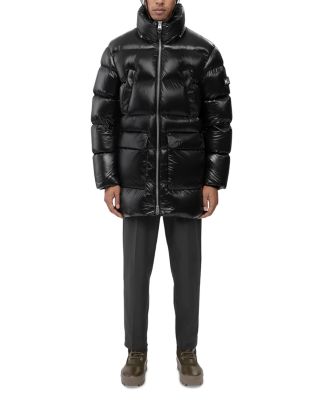Lustrous Hooded Down Parka