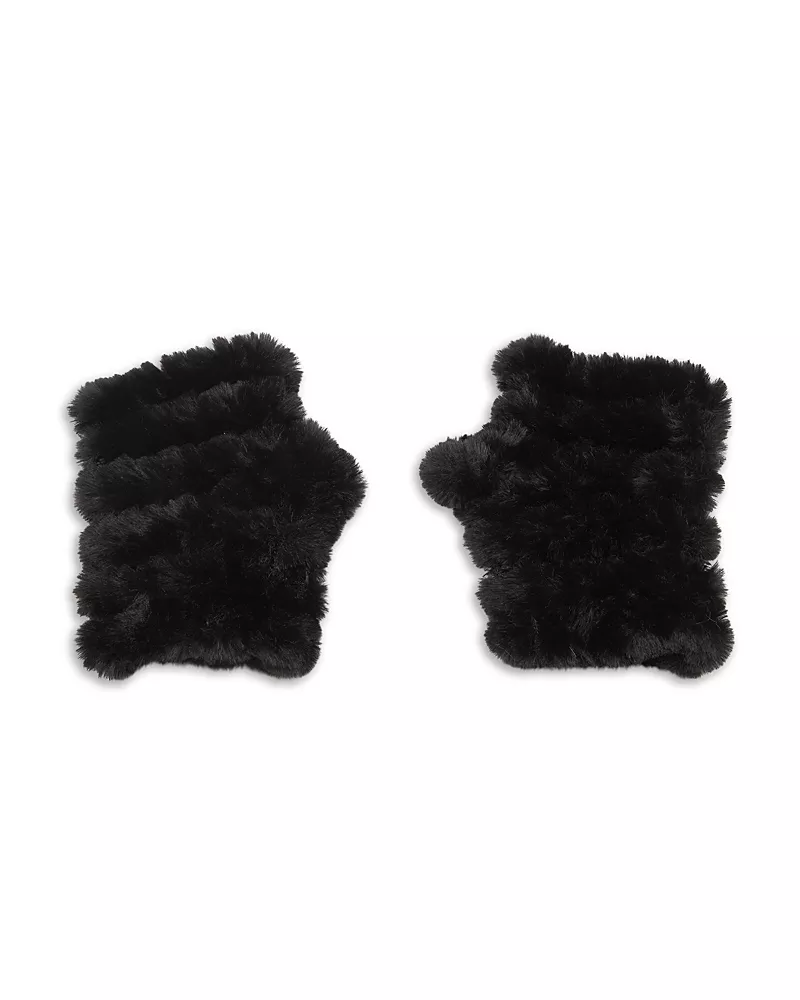 Jocelyn Mandy Faux Fur Fingerless Mittens