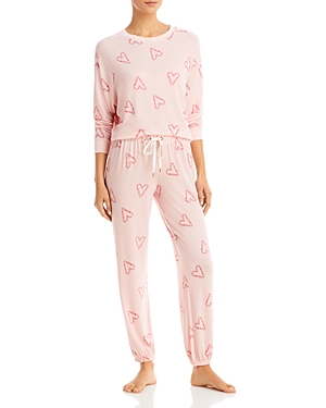 Honeydew Star Seeker Printed Pajama Set In Wish Candy Canes
