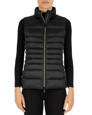 marc new york puffer jacket with knit sleeves