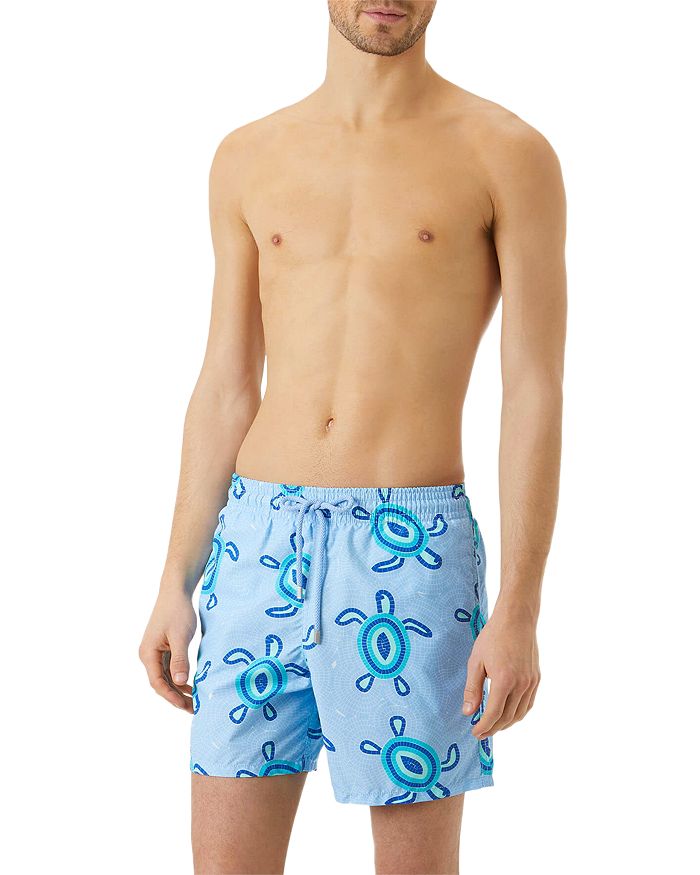 Bloomingdales Men Sport & Swimwear Swimwear Swim Shorts Mosaic Turtle Print Swim Trunks 