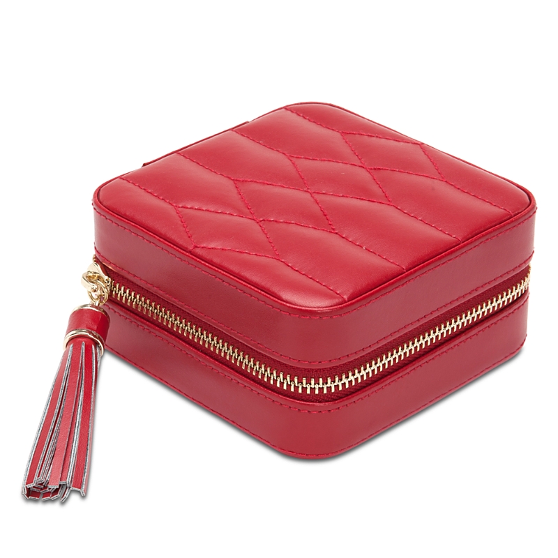 Wolf Caroline Zip Travel Case In Red
