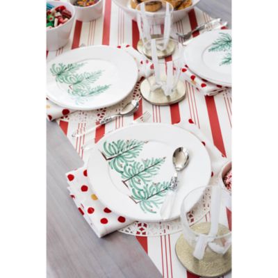 Melamine Lastra Holiday Dinner Plate