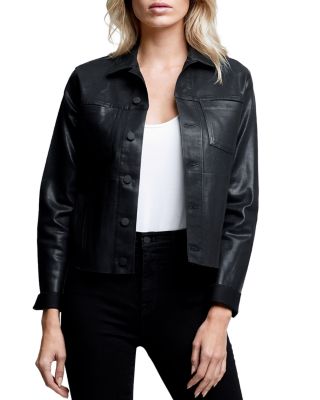 L'AGENCE - Janelle Coated Trucker Jacket