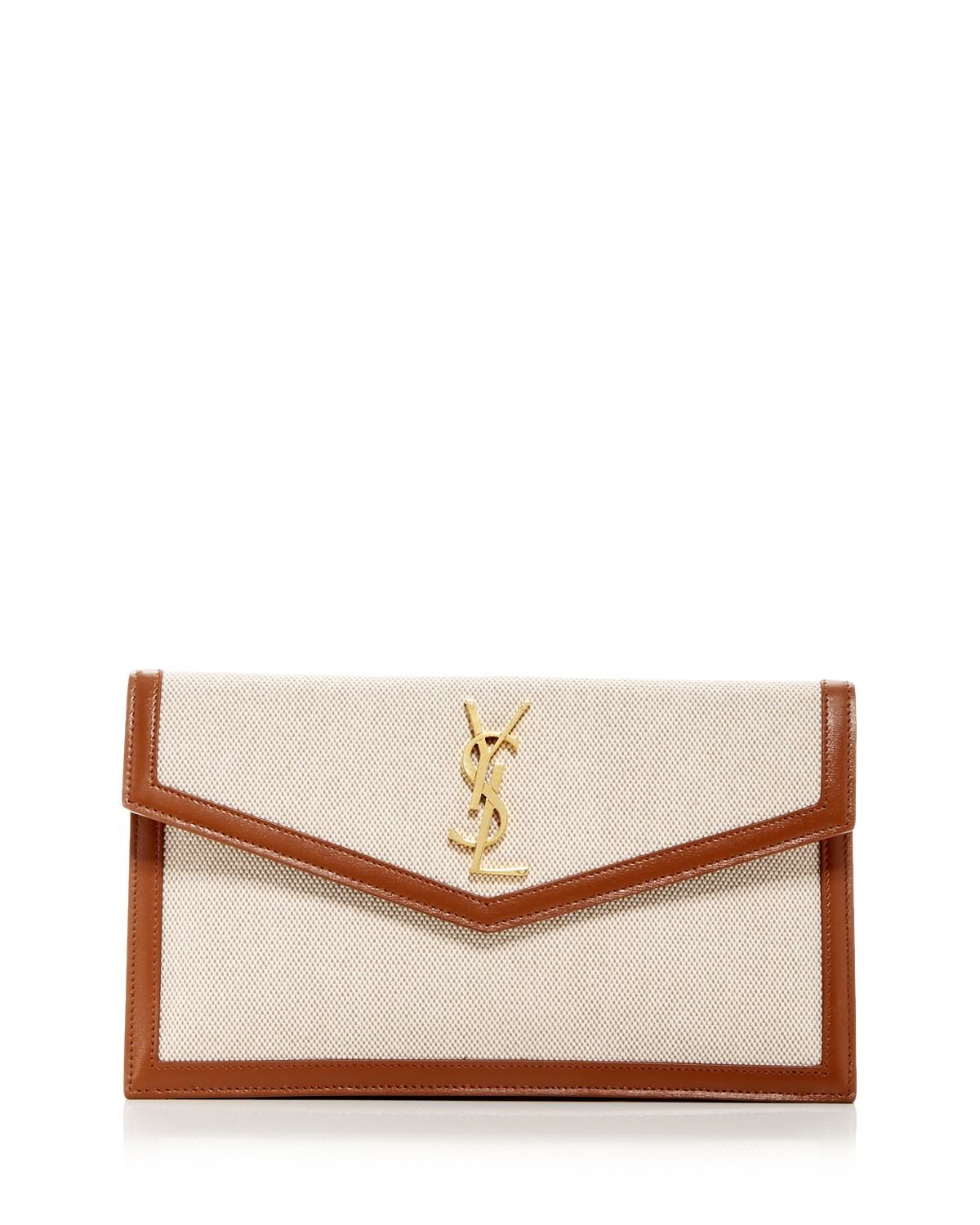 Uptown Pouch in Canvas And Smooth Leather