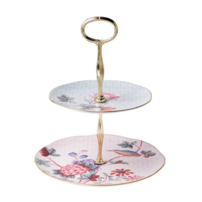 "Cuckoo" Tea Story 2 Tier Cake Stand