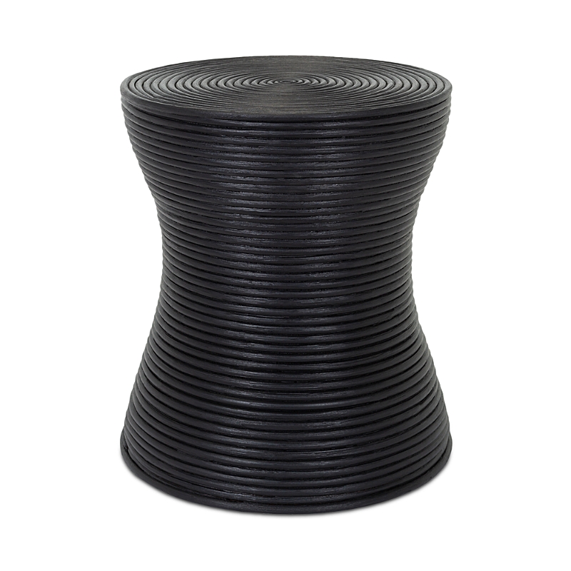 Surya Balinese End Table In Black