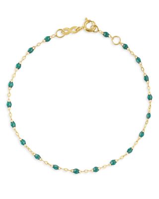 18K Yellow Gold Classic Gigi Resin Bracelet