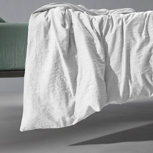 Society Limonta Miro Cotton Duvet Cover, King In Bianco