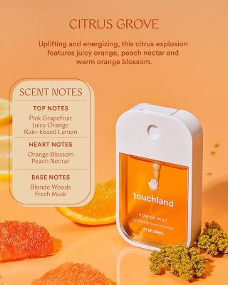 Power Mist Hydrating Hand Sanitizer 1 oz., Citrus Grove