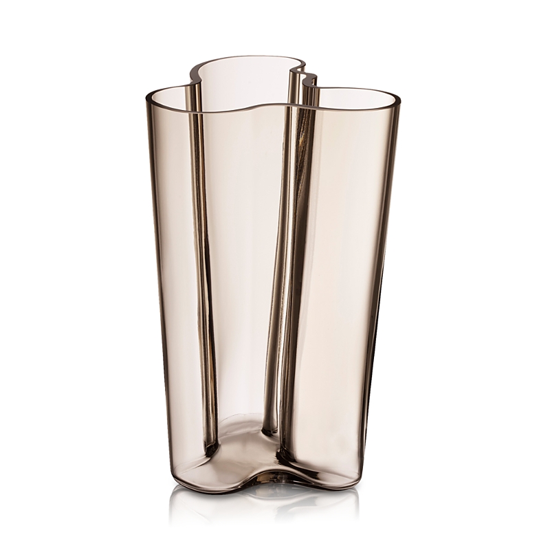 Iittala Aalto Finlandia Vase, 10 In Linen