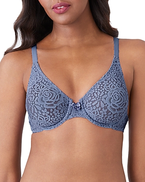 Wacoal Halo Unlined Underwire Bra In China Blue