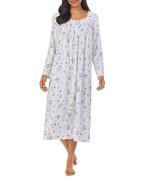Eileen West Shirred Cotton Jersey Nightgown