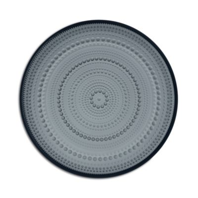 Iittala Kastehelmi Dark Gray Plate, 9.75