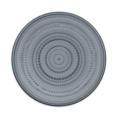 Iittala Kastehelmi Dark Gray Plate, 12.5