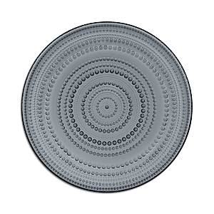 Iittala Kastehelmi Dark Gray Plate, 12.5 In Dark Grey