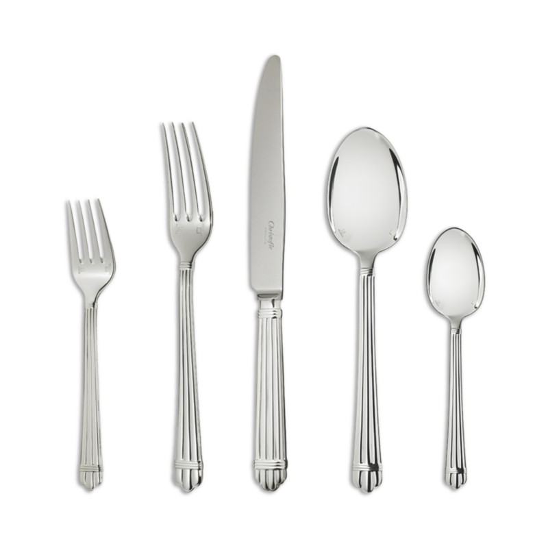 Christofle Aria Silver-Plated 5 Piece Flatware Set