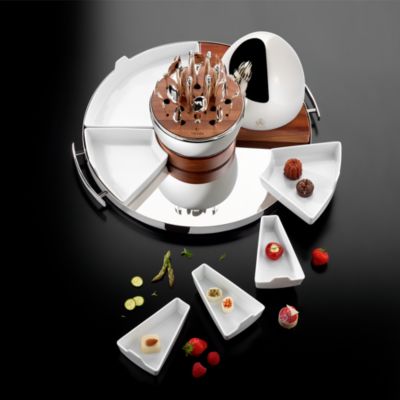 Mood Silverplate 24-Piece Party Set