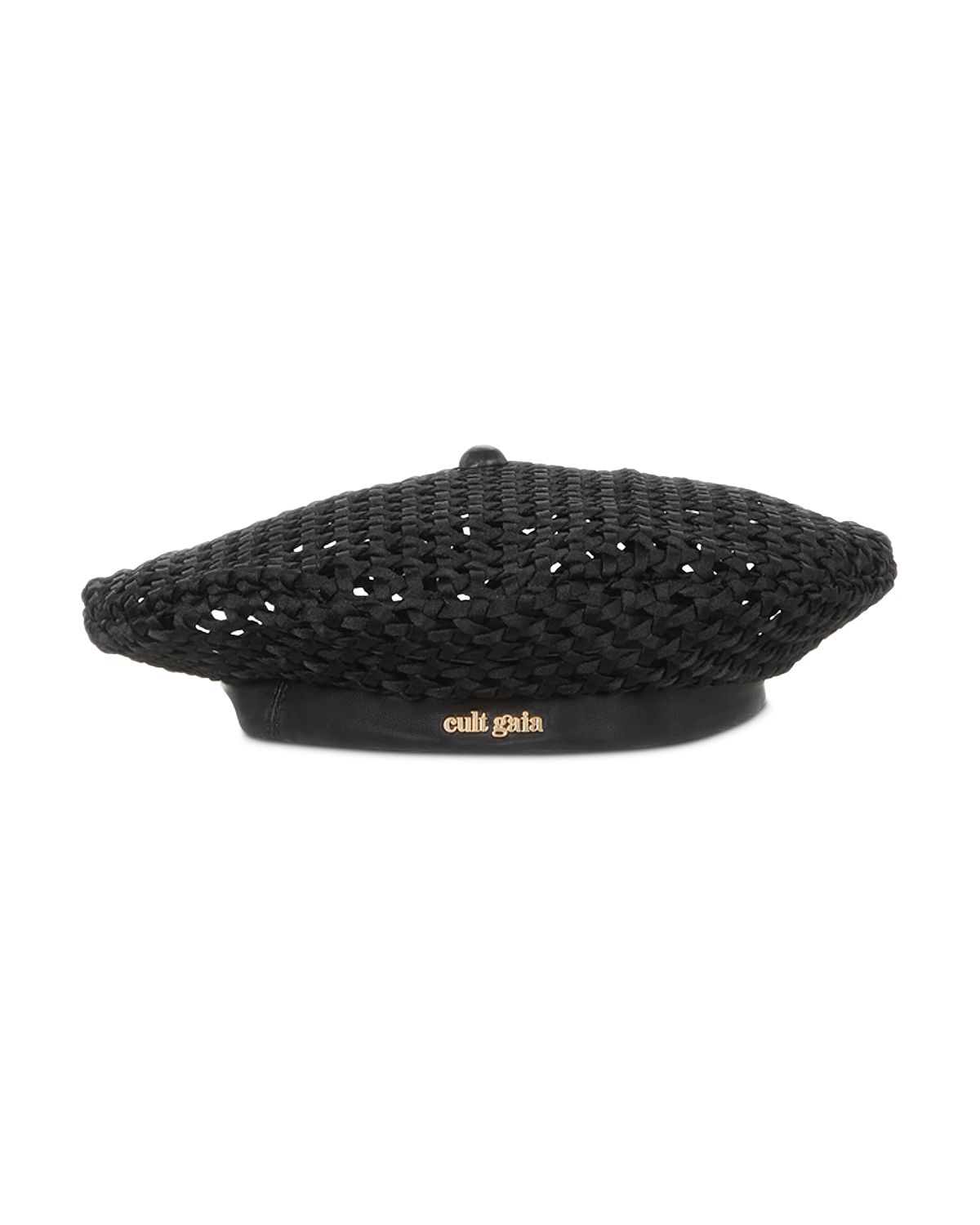 Photo 1 of Dondi Women's Open Woven Beret Black 