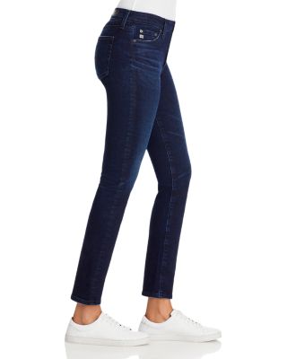 Mari Mid Rise Slim Straight Jeans