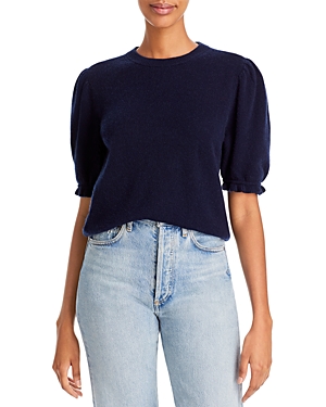 FRAME CASHMERE SHORT SLEEVE SWEATER,LWSW0913