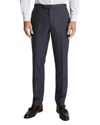 REISS Wing Milled Sharkskin Slim Fit Suit Pants | Bloomingdale's