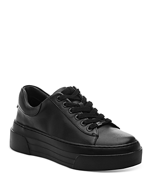 J/slides Amanda Low Top Platform Sneakers In Black/black