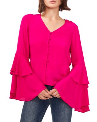 vince camuto bell sleeve blouse