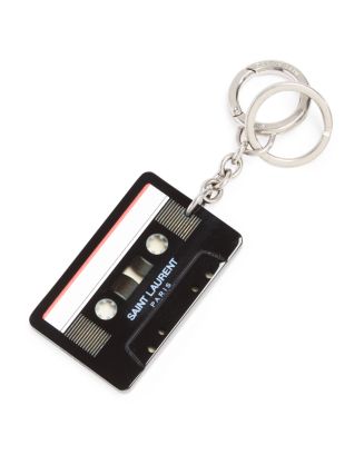 Saint Laurent YSL Key Chain Cassette Tape - Black – Kith