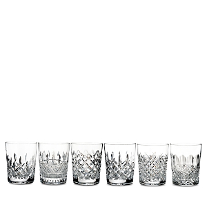 Waterford Lismore Connoisseur Heritage Double Old Fashioned Glass, Set of 6