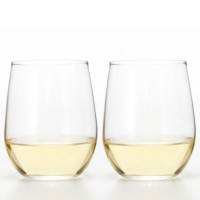 Riedel O Wine Tumbler Set - 4 Glasses (2 Cabernet/Merlot, 2 Viognier/Chardonnay)