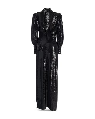 blue dress for baby girl Black Velvet Midi Dress main image 1