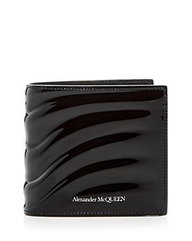 Alexander McQUEEN - 8CC Patent Leather Bifold Wallet