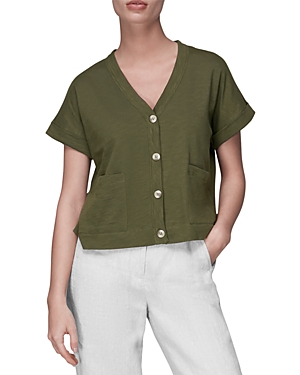 Whistles Button Front Top