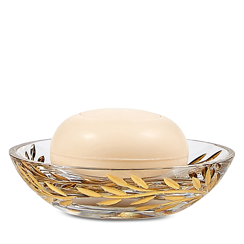 Labrazel Vine Soap Dish In Clear/gold