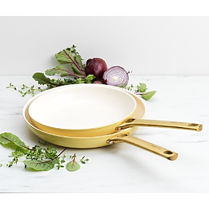 Greenpan Reserve Ceramic Nonstick 10 & 12 Frypan Set In Sunrise