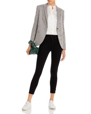 Margot High-Rise Skinny Jeans in Noir