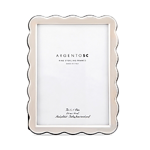 Argento Sc Scalloped Sterling Silver Picture Frame, 5 x 7
