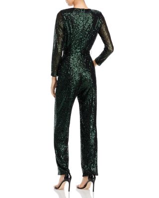 sequin jumpsuit long sleeve