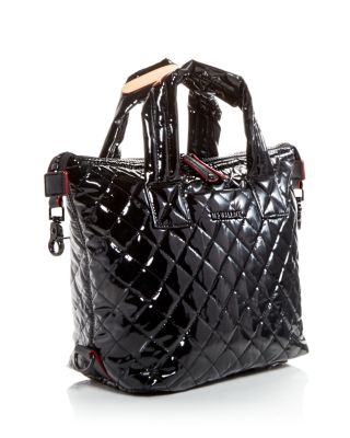 Small Lacquer Sutton Deluxe Top Handle Bag