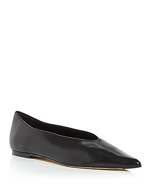 Aeyde Women's Rosan Pointed Toe Flats In Black