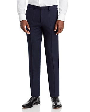 Hugo Hesten Textured Solid Extra Slim Fit Suit Pants
