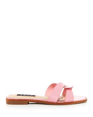 pink strap sandals