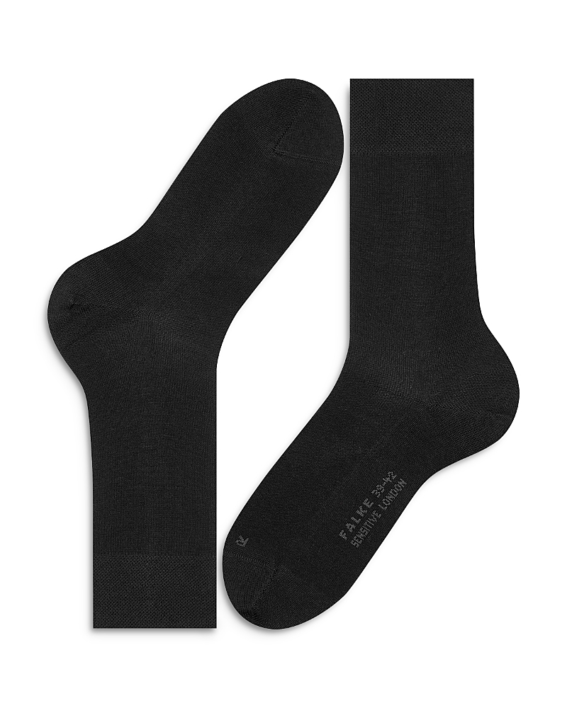 Shop Falke Sensitive London Socks In Black