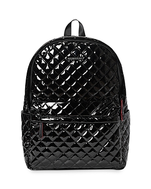 Shop Mz Wallace Metro Backpack In Black/matte Black